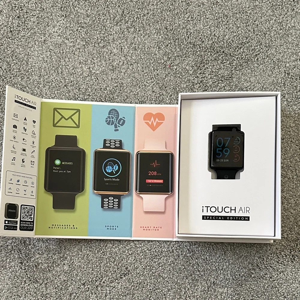iTouch Air Special Edition Black Smartwatch